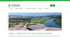 Desktop Screenshot of coswig.de